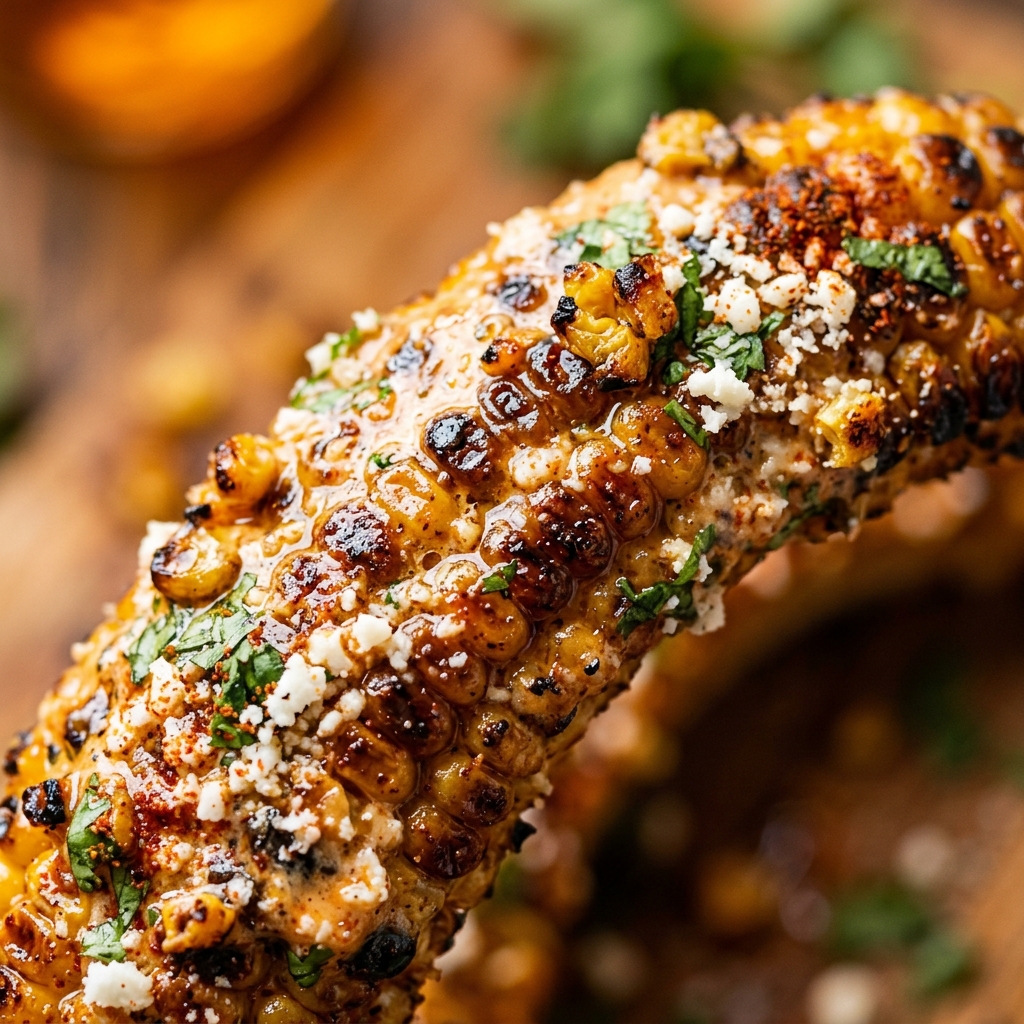 Protein Corn Ribs Elote Air Fryer